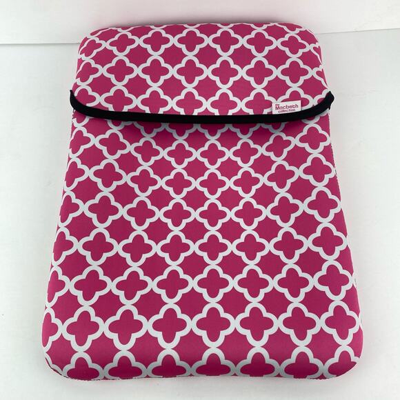 Macbeth Collection Laptop Tablet Case Pink Multicolor Neoprene Reversible - Picture 6 of 8